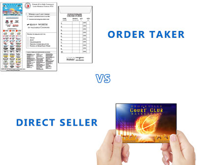 order taker versus direct seller fundraiser